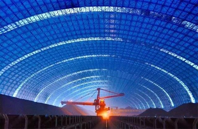 辽阳亿优钢构工程师为您解析原料场封闭技术的特点和类型